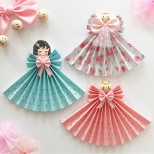 Molde de corte em formato de roseta com vestido de anjo – Molde de metal para artesanato, cartões e decorações de Natal