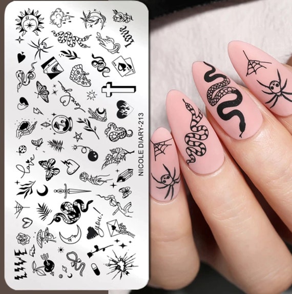 Uber Chic Art Deco nail stamping plate