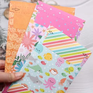 4 inch/5 inch enveloppenbouwer metalen stansmessen – DIY aangepaste envelopstansset voor kaarten maken, scrapbooking en papier knutselen