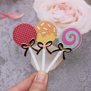 Lutscher Stanzform - Stanzform aus Metall für Kartenherstellung, Scrapbooking & Papierbasteln