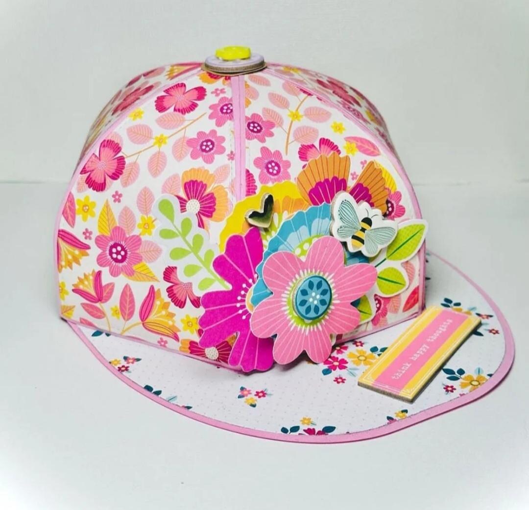 3D Cap Box Die Cutting Dies – Hat Gift Box Template for Paper