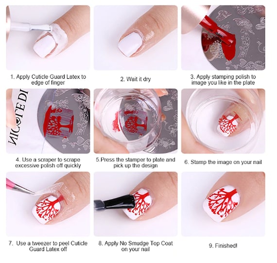 Buy Royalkart Nail Art Kit For Girls 3 Nail Stamping Plate With Nail Stamper  & Scraper For Nail Art Nail Stamping Kit For Women Professional Online at  Best Prices in India - JioMart.