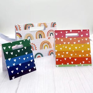 Molde para fazer topo de sacola – Molde de corte de metal para lembrancinhas, sacolas para guloseimas e embalagens artesanais