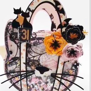 Halloween Cat Cut Die – Perfect voor spookachtige knutselprojecten en decoraties