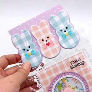 Troquel de corte de conejitos / Troquel metálico para scrapbooking y creación de tarjetas de Pascua