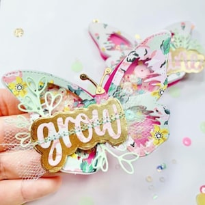 Schmetterling Shaker Bag Topper Stanzmesser - Metall Dies für Frühlingshandwerk, Partygeschenke, Kartenherstellung, Scrapbooking, DIY Papierhandwerk