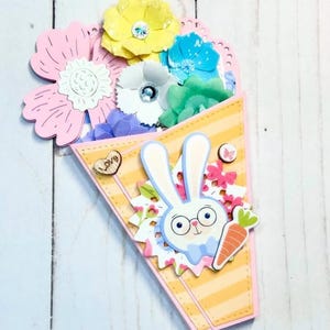 Blumenstrauß Wrapper Stanzschablonen - Metall Stanzform für Papierblumen, Geschenkverpackungen, Kartenherstellung, DIY Craft Projekte