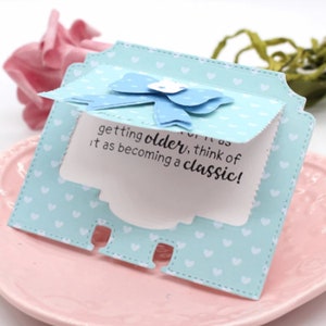 Heb die Klappe Memorydex Metall Stanzteile - Interaktive Dex Karten Dies für Journaling, Scrapbooking, Mixed Media und Kartenherstellung