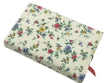 Book Cover Adjustable Cotton  Buchhülle  Wildflowers