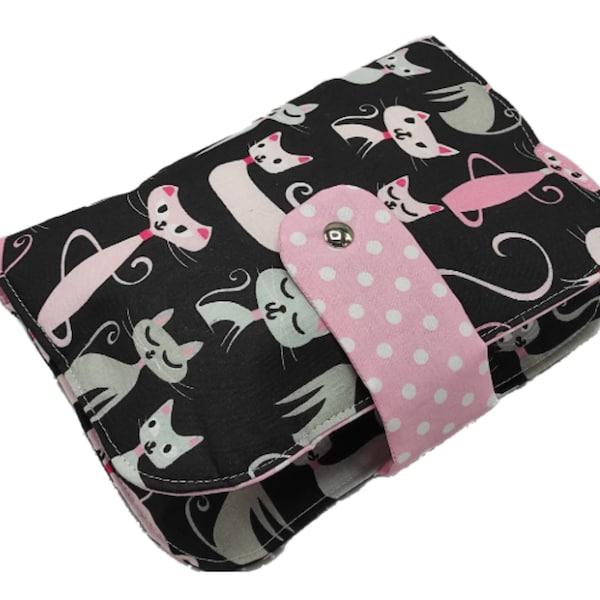 Baby Diaper bag pouch Windeltasche Wickeltasche Black Cats