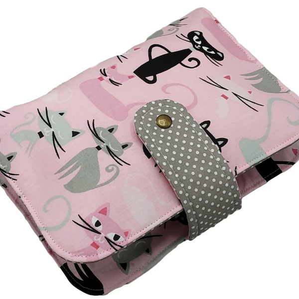 Baby Diaper bag Windeltasche Wickeltasche Pink Cats