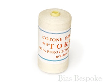 TORRE 100% Cotton Basting Thread, Made in Italy