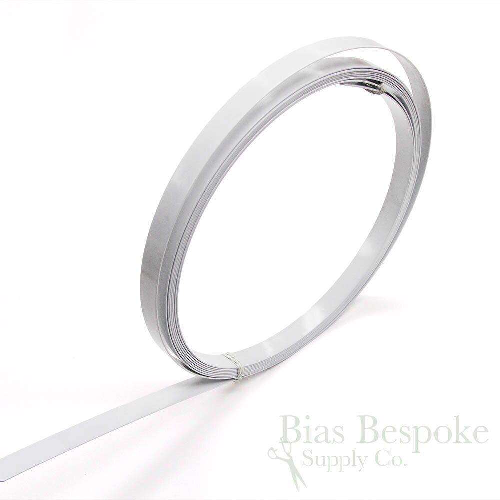 White Spring Steel 5.5 Yards of White Spring Steel Boning, 1/4
