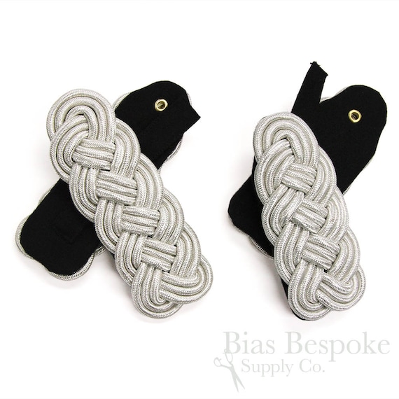Pair of Braided Gold Cord Epaulettes 6 1//4 Long