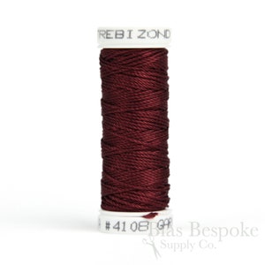 TREBIZOND Twisted Silk Thread: Group 4, Red to Pink Colors 4108 Garnet 3