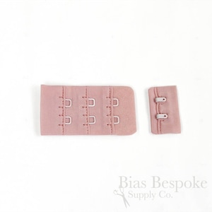 AVA Bra Hook & Eye Fasteners in Many Colors, Made in Italy Pink Lemonade