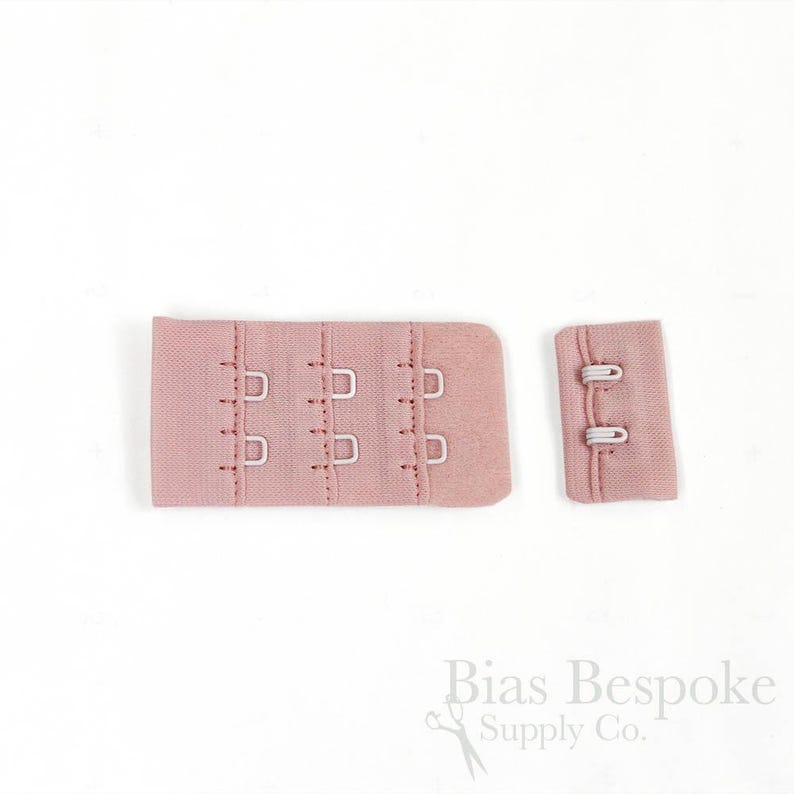 AVA Bra Hook & Eye Fasteners in Many Colors, Made in Italy Pink Lemonade