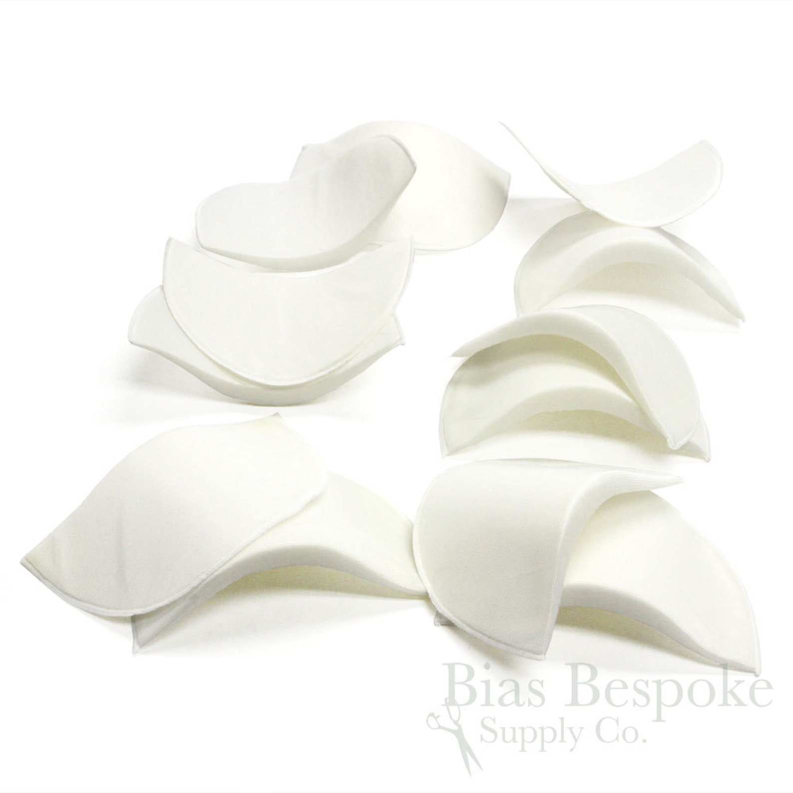 Fabriccovered Foam Shoulder Pads in Two Colors and Sizes Etsy