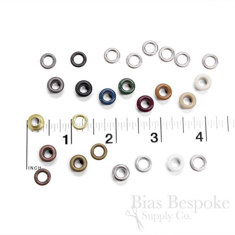 Set of 144 SOL Basic, Size 00 Grommets Hole Size 4.8mm in 31 Colors, for Bevy Pliers image 3