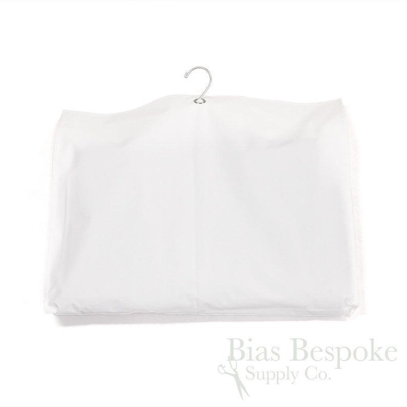 Heavy Gauge White Plastic Garment Bags in Two Lengths Etsy