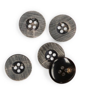 Sets of Rare Gray Brown Genuine Horn Buttons, Made in Germany - Etsy