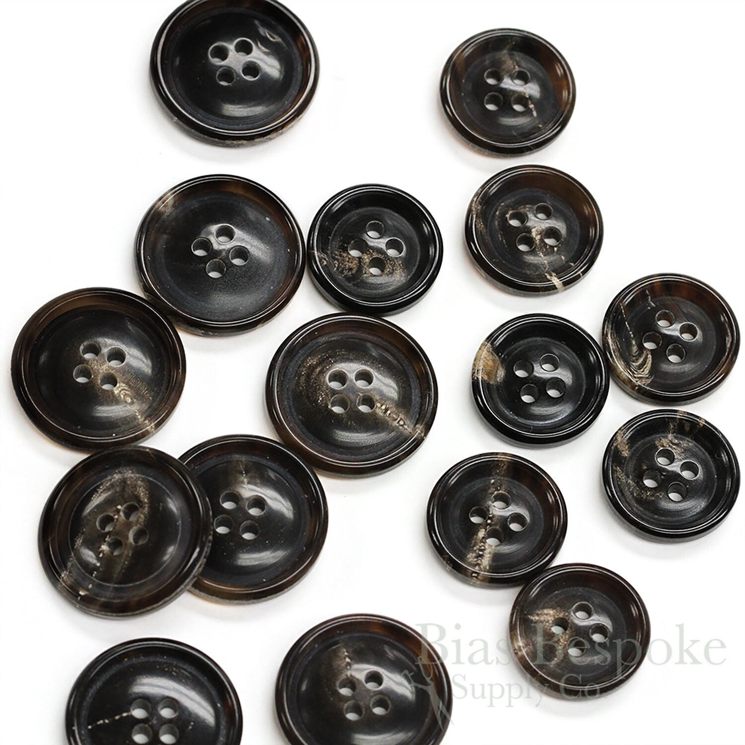 Buffalo Horn Buttons for Men's Suits, YWBUTTON