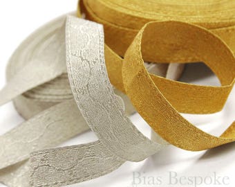 AVI Wide Gold Bullion Braid Trim with Leaf Pattern: 5 Yards or 27 Yard Roll