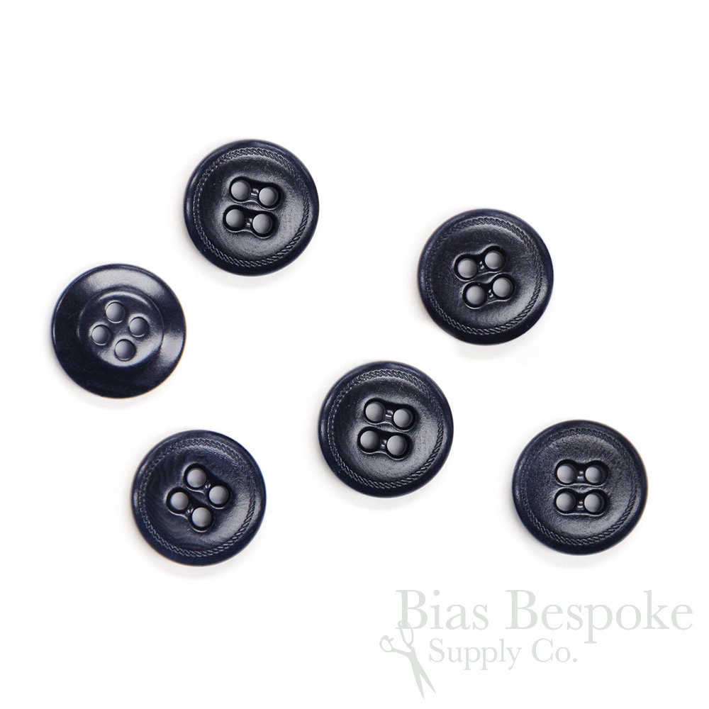 Set of 6 Premium Corozo Suspender Buttons for Bespoke Garments, Burgundy  Red, Made in Italy