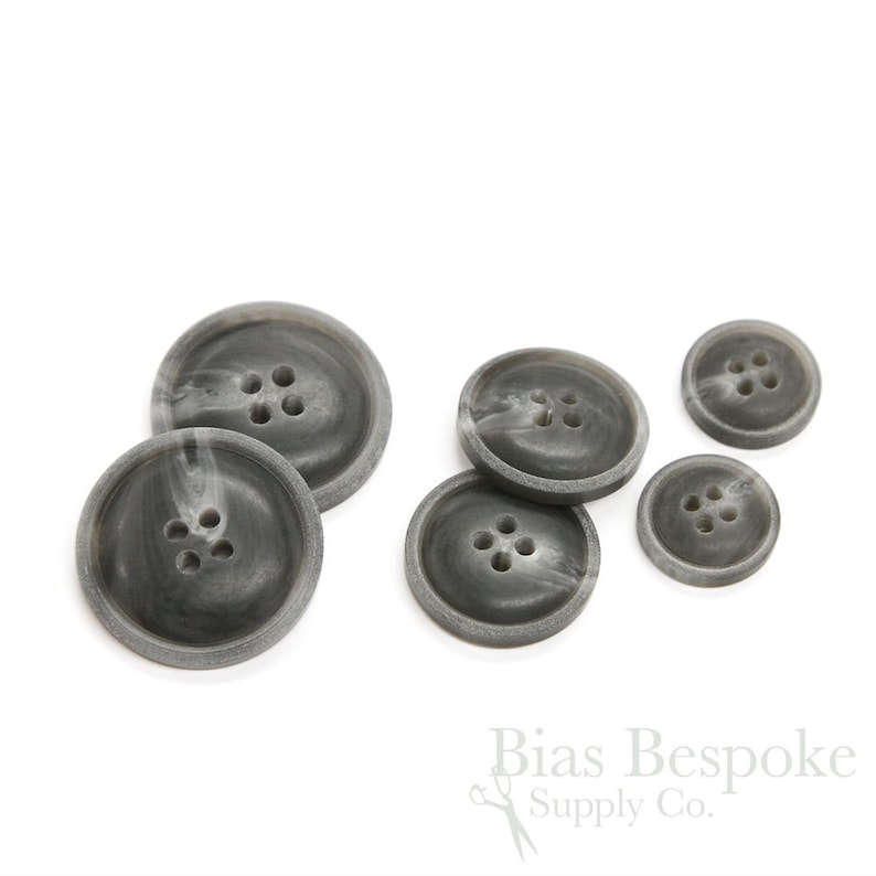 Matte Dark Gray Convex Buttons for Suits and Coats, Made in Italy - Etsy
