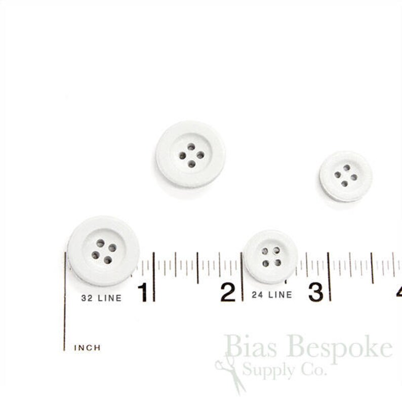 FIRETTA Simple Snow White Leather 4-hole Suit Buttons, Made in Italy - Etsy