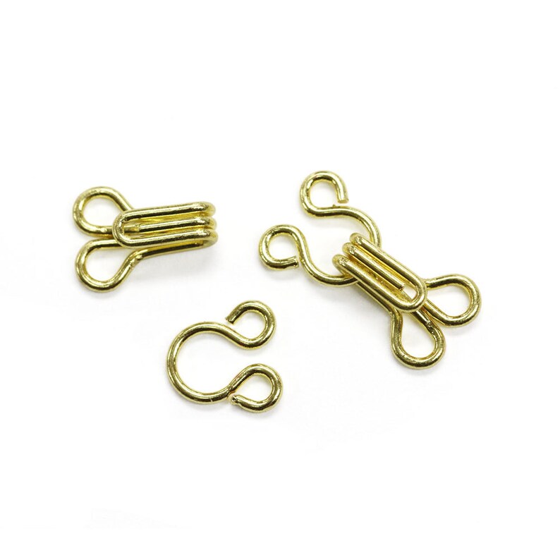 144 Sets of 1/2 Hooks and Eyes 4 Colors Available Etsy