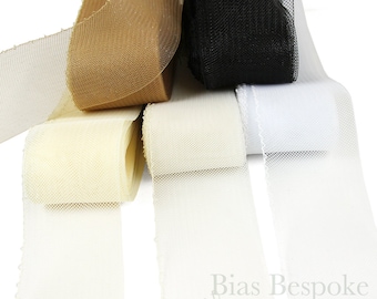 25 Yards of 3&quot; Hard Horsehair Braid with Gathering Thread