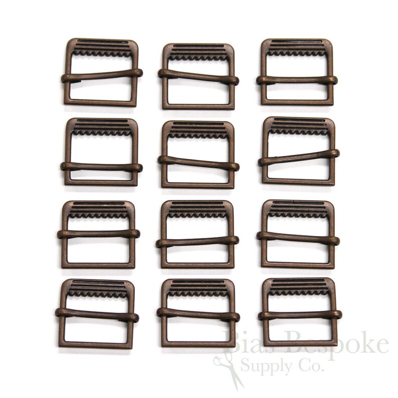 Set of 12 SlideStyle Small Metal Buckles in Four Colors Etsy