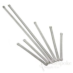 100 Pieces of 1/4&quot; Spiral Steel Corset Boning, 4&quot; to 9.5&quot; Long