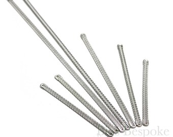 100 Pieces of 1/4" Spiral Steel Corset Boning, 4" to 9.5" Long
