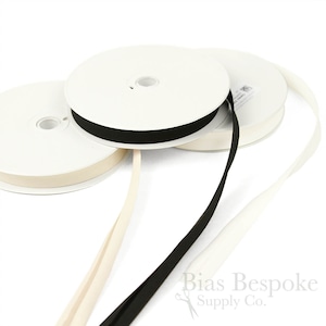MINA 100%コットン 15 mm シングルフォールドバイアステープ、イタリア製