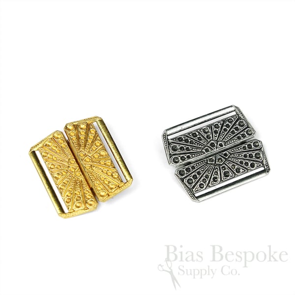 Cierre de cinturón de estilo Art Déco SIMILI, hecho en Francia