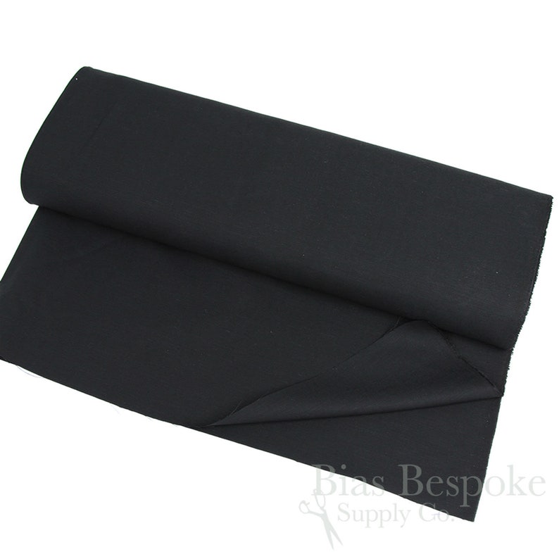 Premium Heavyweight Italian Hymo Canvas "Raven", 59" Wide, Sold by the Yard image 3