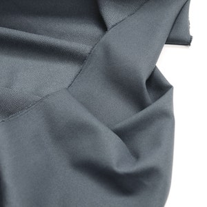 Woven Fusible Interlining Fabric, Gray, By the Yard
