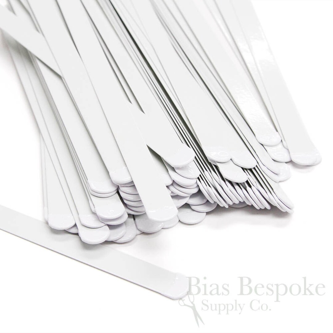 White Spring Steel 100 Pieces of 1/2