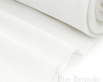 White Horsehair-like Interlining "Martina", Made in Italy