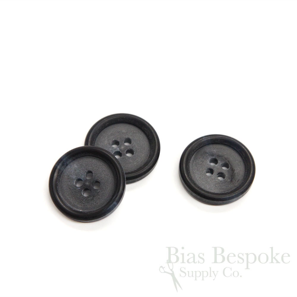 Double-Matte Blue Black Buttons for Suits and Coats Made in | Etsy