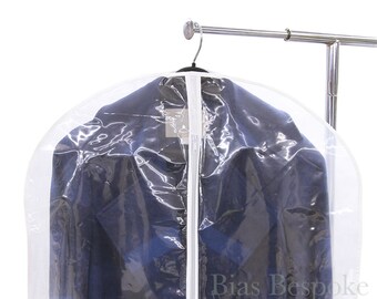 Heavy Gauge Clear Plastic Garment Bag 