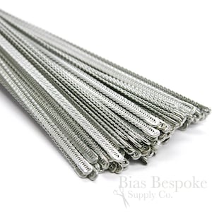 100 Pieces of 1/4&quot; Spiral Steel Corset Boning, 10&quot; to 18&quot; Long