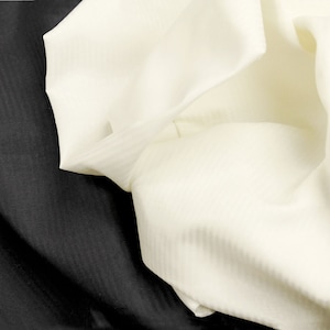 Tone-on-Tone Striped Poly/Cotton Pocketing, Sold by the Yard