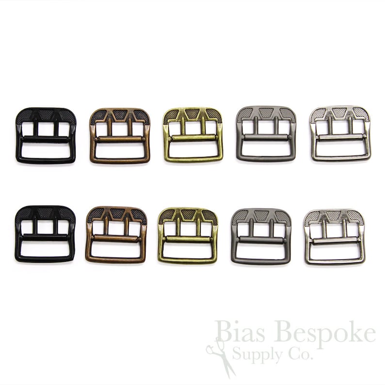 Set of Antique Style Small Metal Buckles 5 Colors Available Etsy