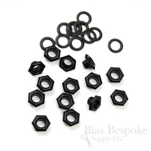 Set of 144 SOL Hexagon Size 00 Grommets, For Bevy Pliers image 7