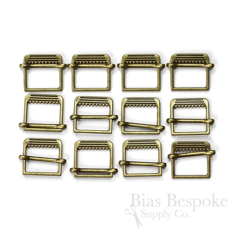 Set of 12 Slidestyle Small Metal Buckles Etsy Australia