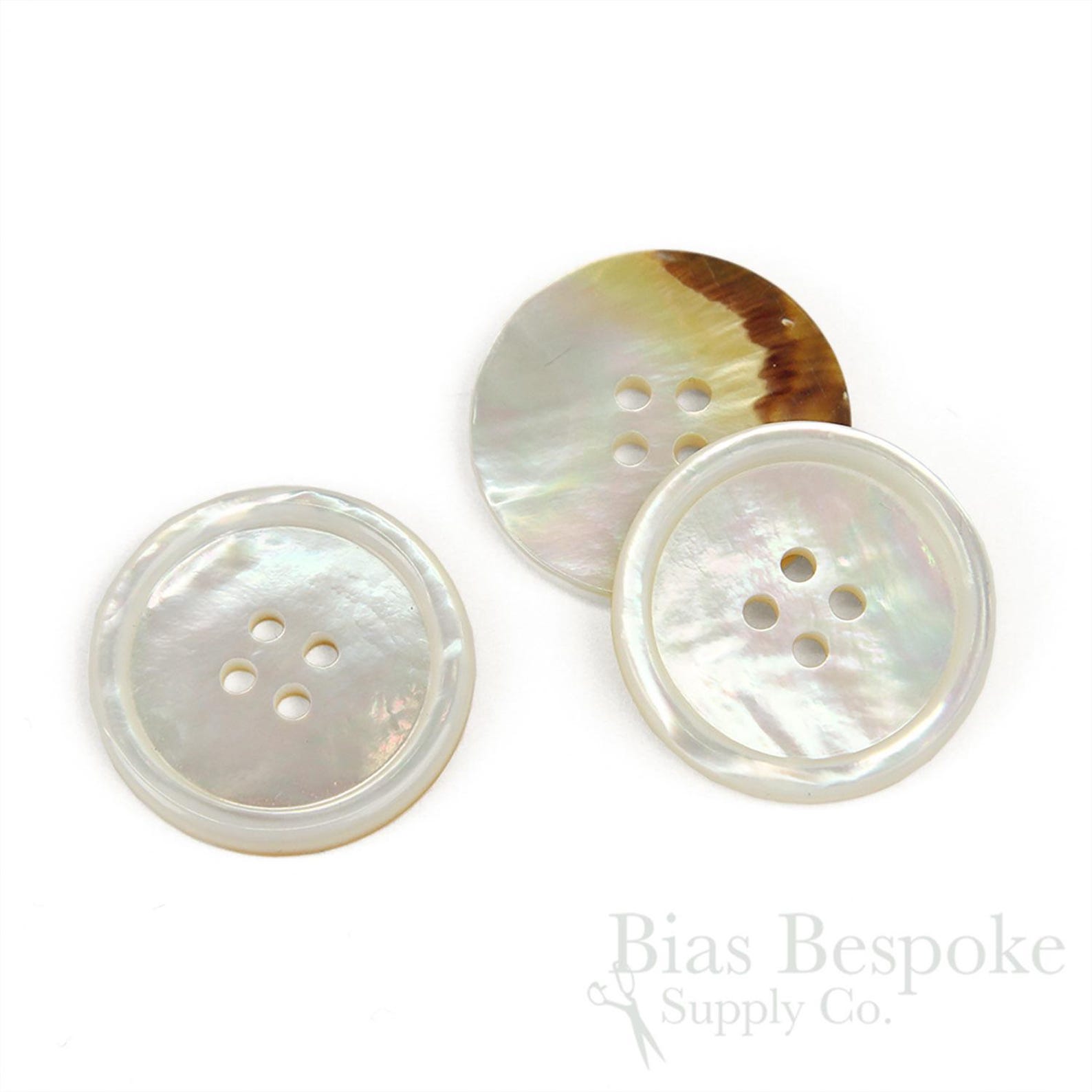TITO Genuine Mother of Pearl Buttons for Shirts, Suits & Coats, Made in ...