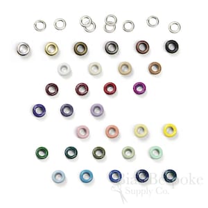 Set of 144 SOL Basic, Size 00 Grommets Hole Size 4.8mm in 31 Colors, for Bevy Pliers image 2